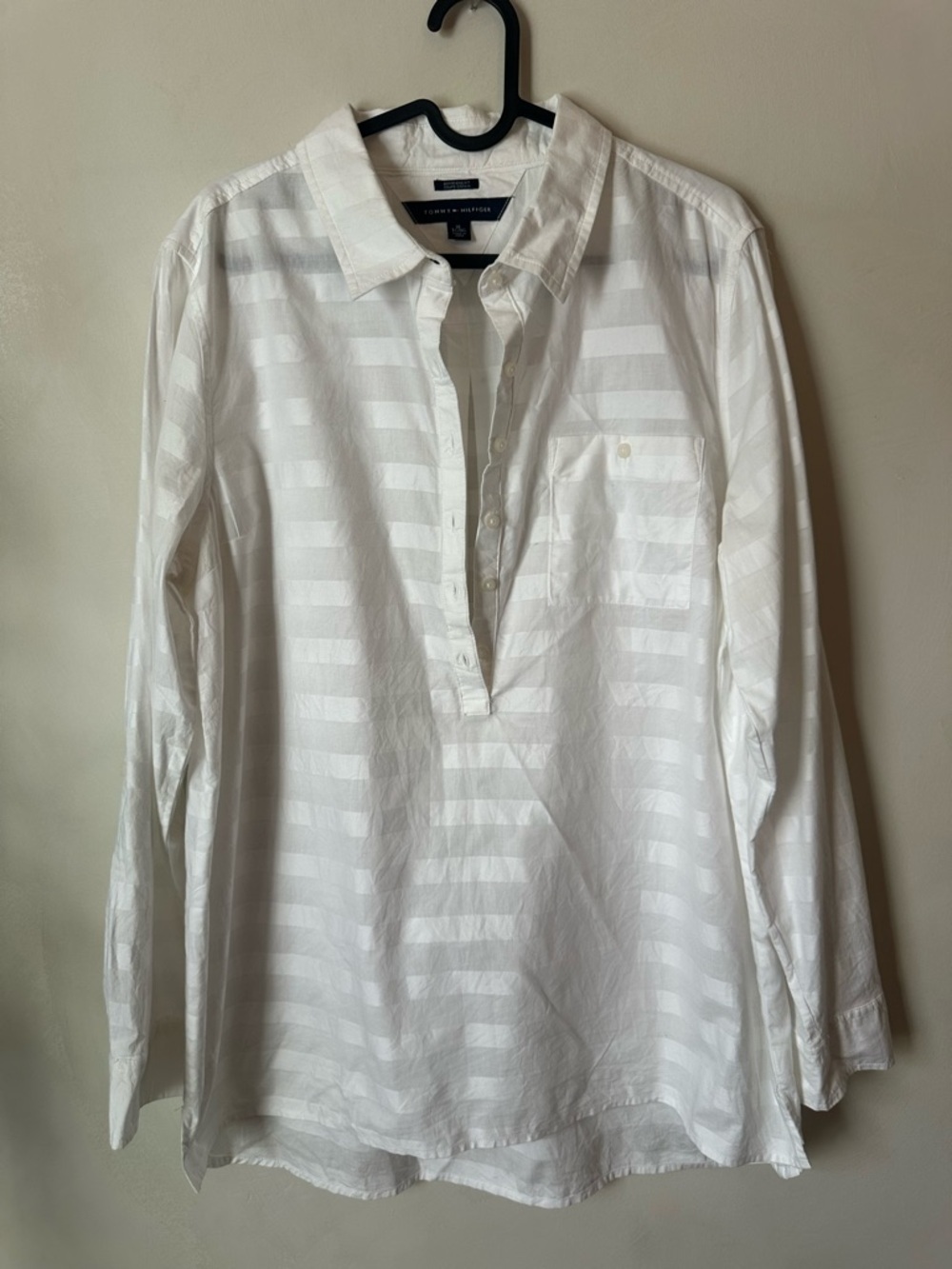 Tommy Hilfiger BOYFRIEND FIT COUPE COPAIN 100% Cotton Coverup